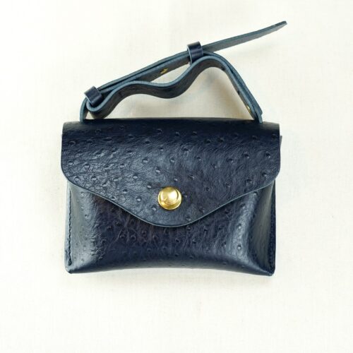 CÉLESTE MINI « AUTRUCHE » BLEU