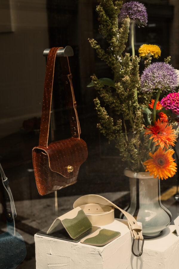 CÉLESTE MINI « AUTRUCHE » MARRON – Image 2